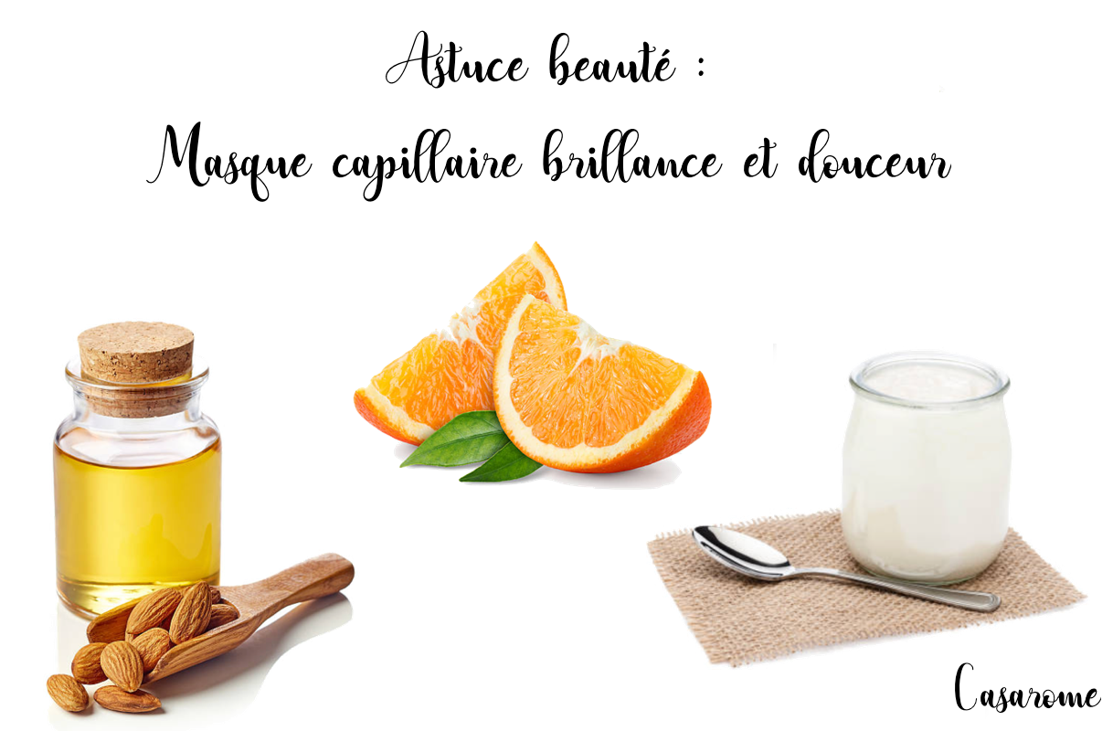 Masque capillaire brillance et douceur