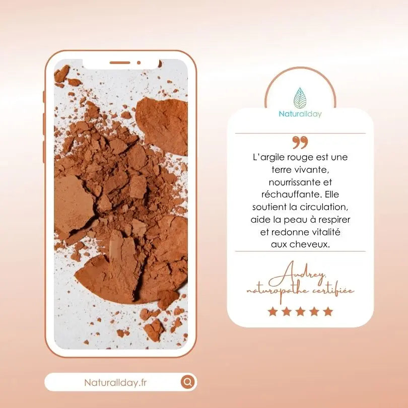 Argile rouge naturallday