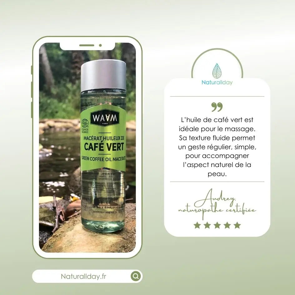 Huile de cafe vert - macerat huiluex