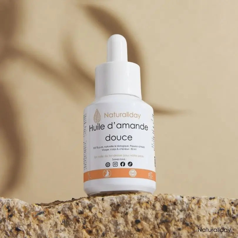 Huile d’Amande Douce Bio - 100 % pure & pressée à froid