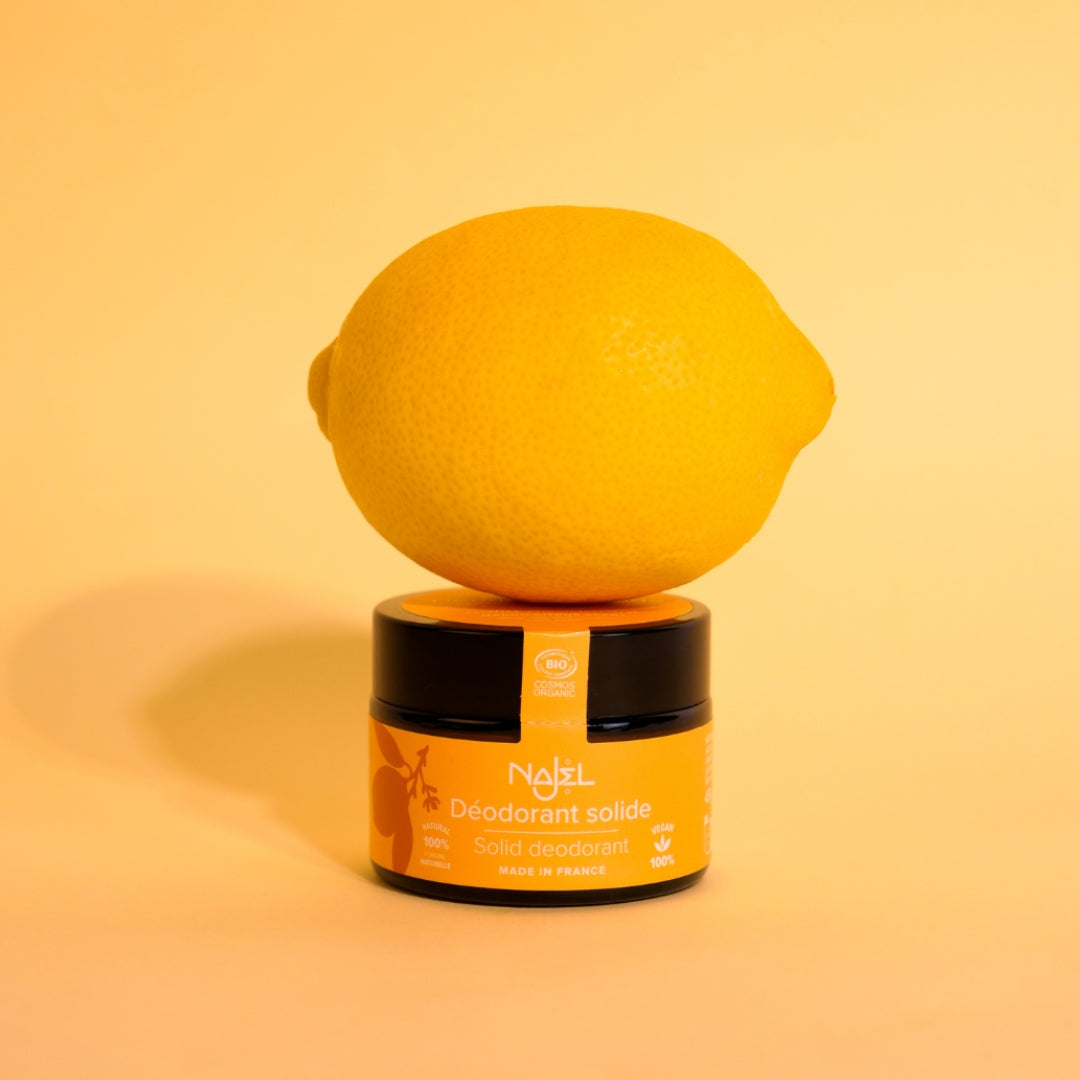 Déodorant baume naturel bio à la mangue citrus
