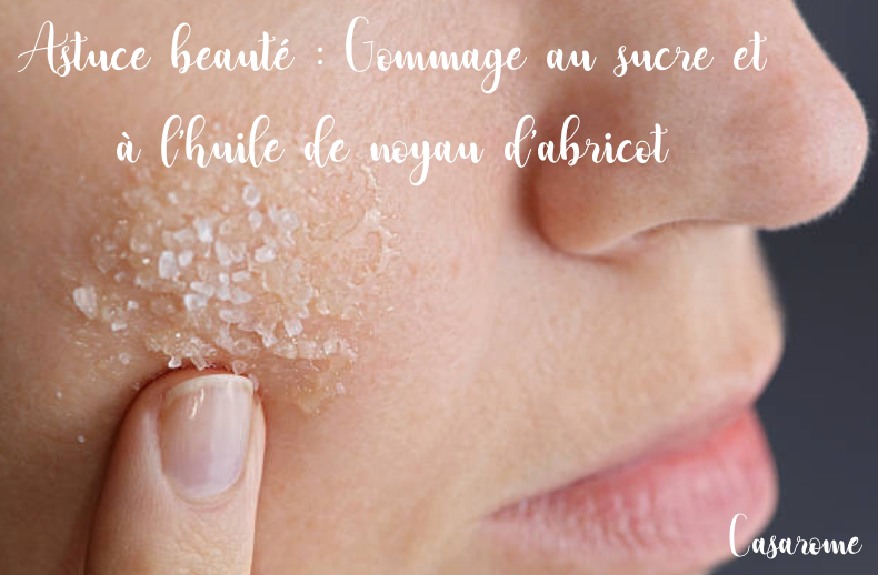 Gommage à l’huile de noyau d‘abricot et au sucre