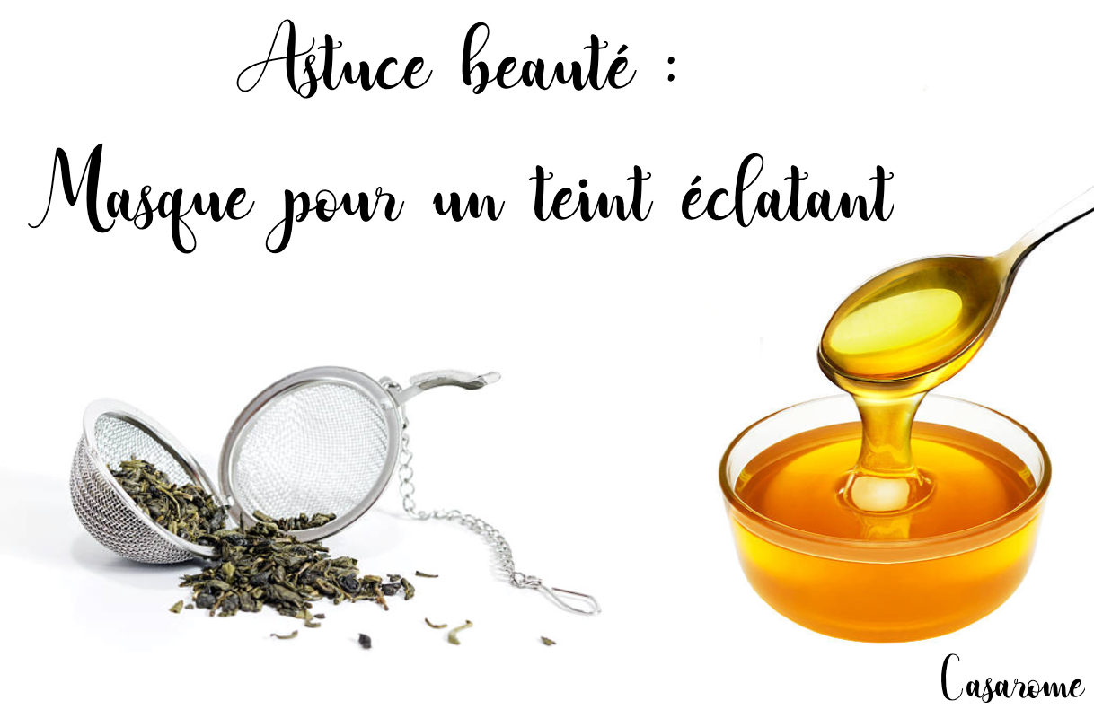 Masque au thé vert et au miel pour un teint éclatant