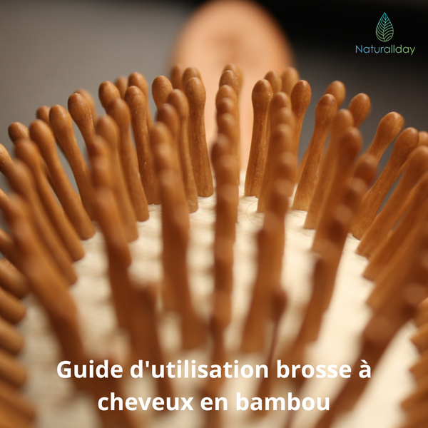 Guide d'utilisation brosse à cheveux en bambou