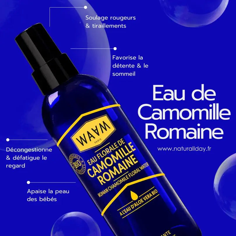 Eau florale de Camomille Romaine BIO - Le soin apaisant des peaux sensibles
