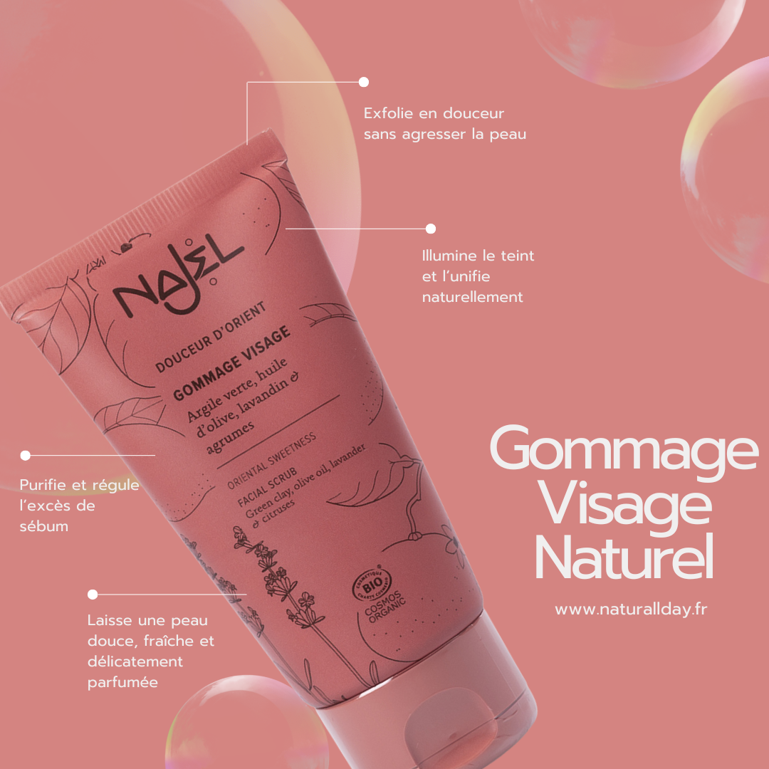 Gommage visage bio