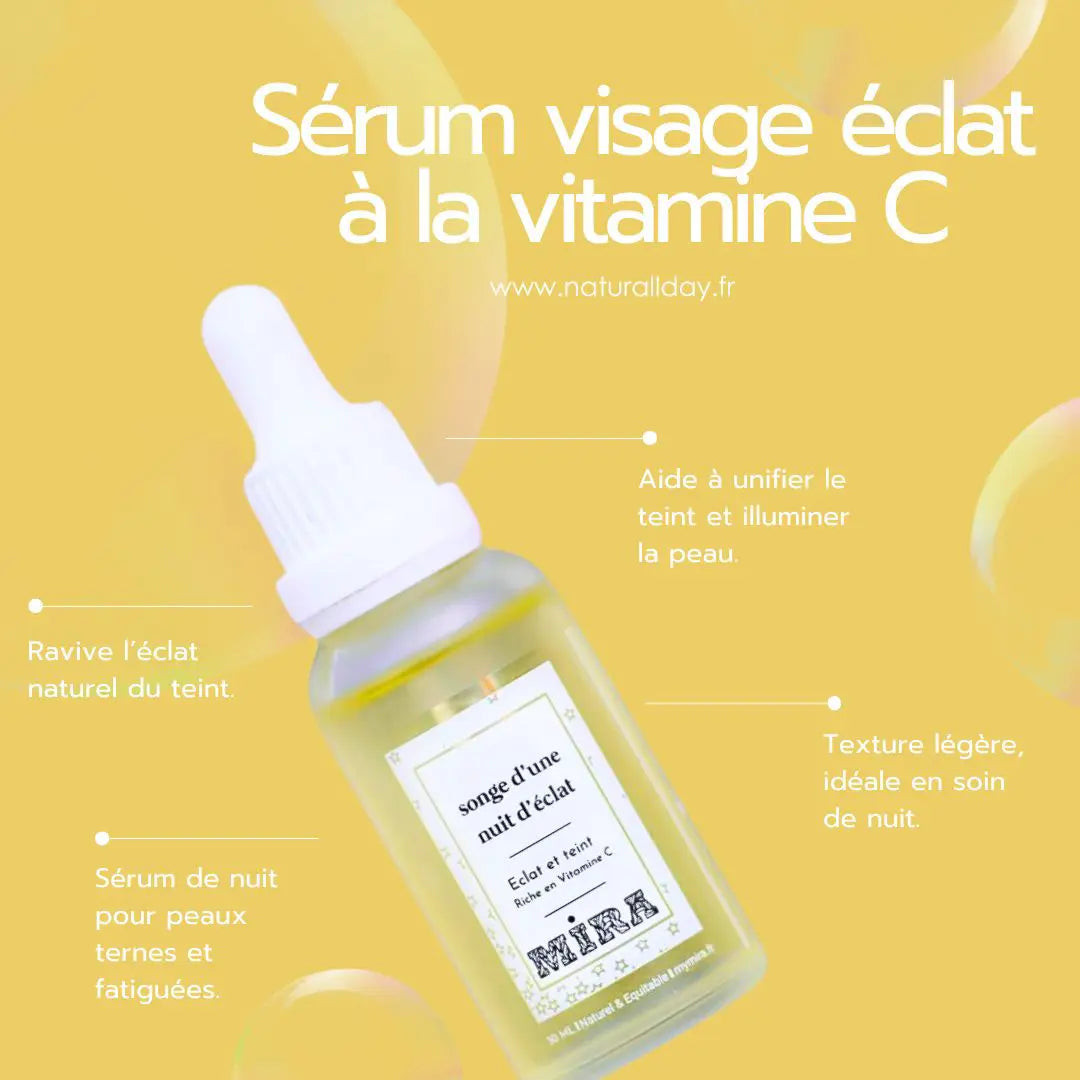 Serum visage eclat a la vitamine C